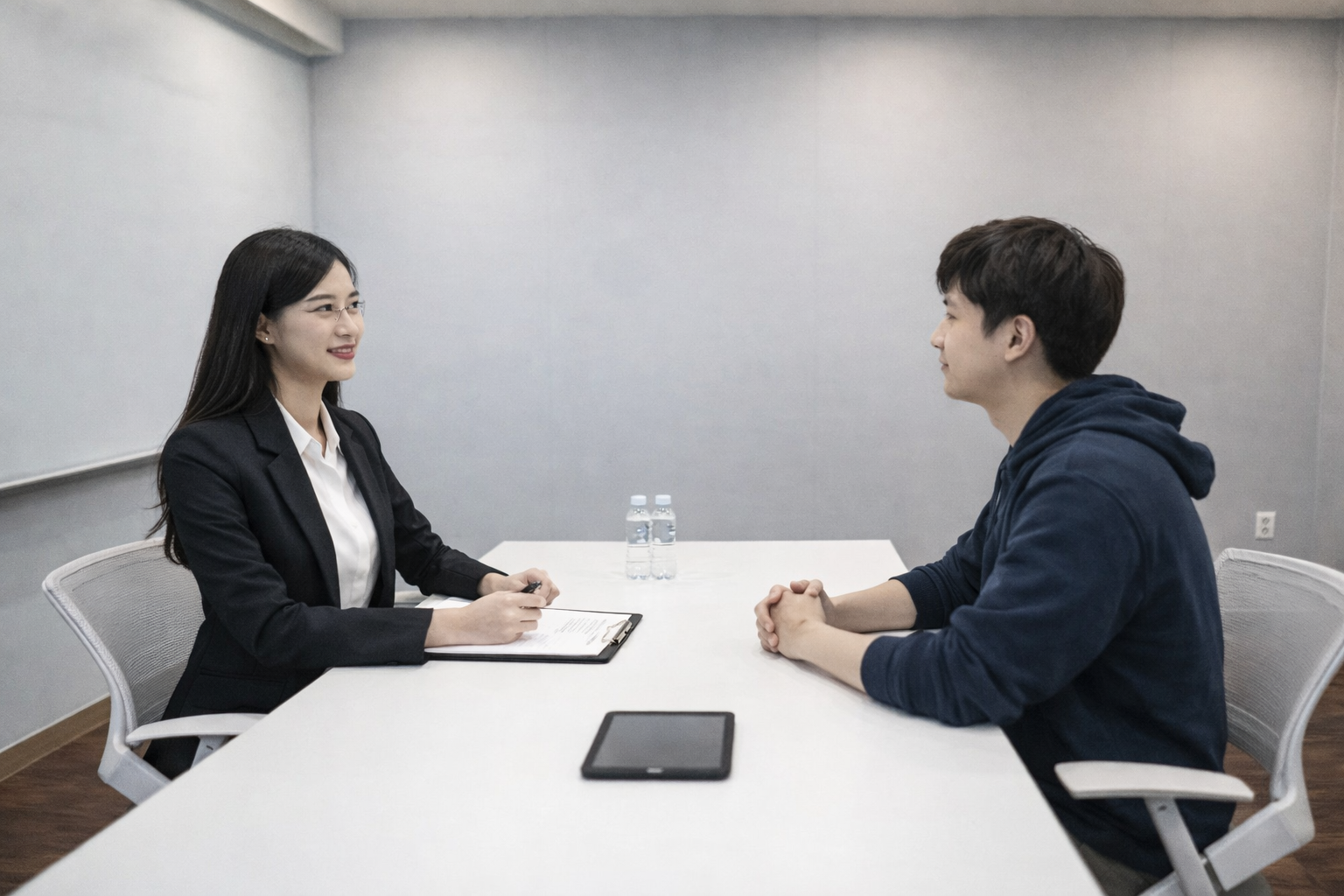 면접 코칭 장면 이미지