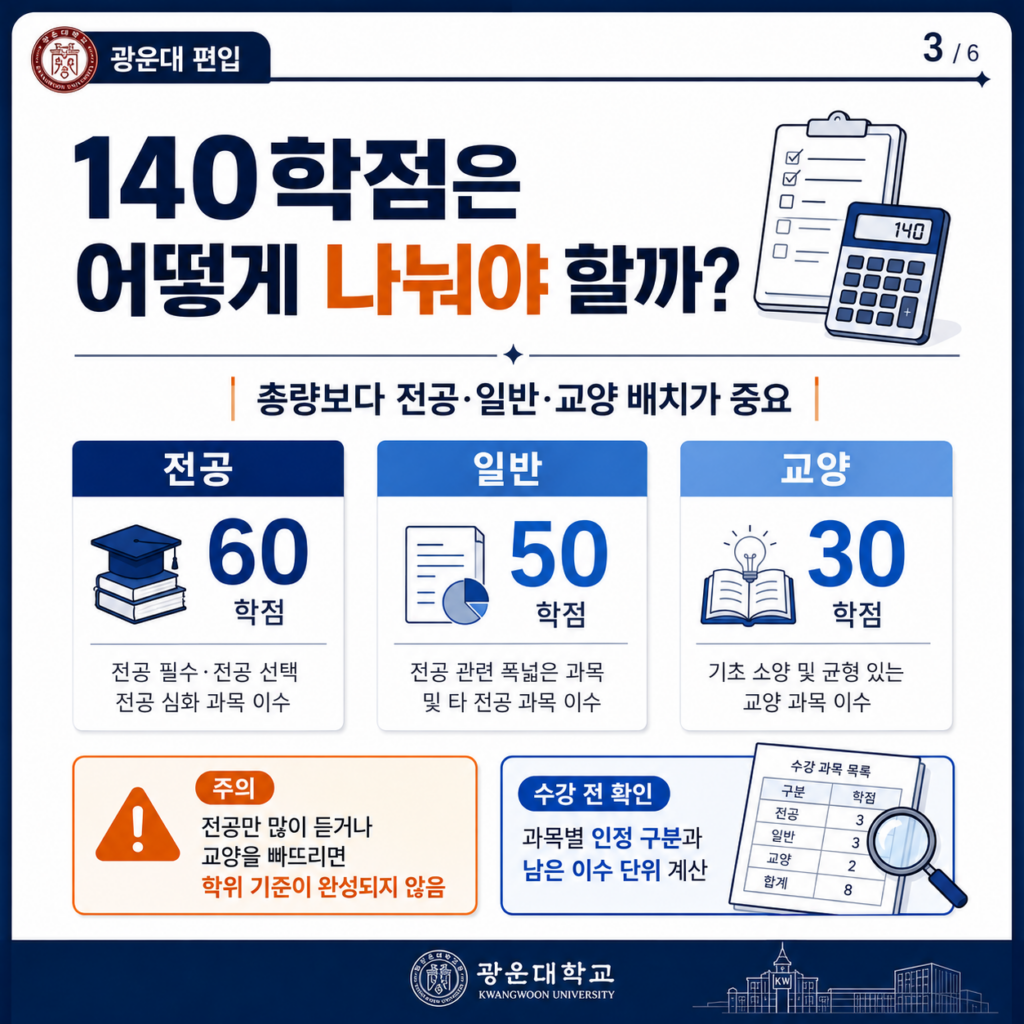 광운대 편입 학점