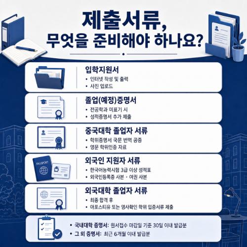 한국외대 통번역대학원 서류제출