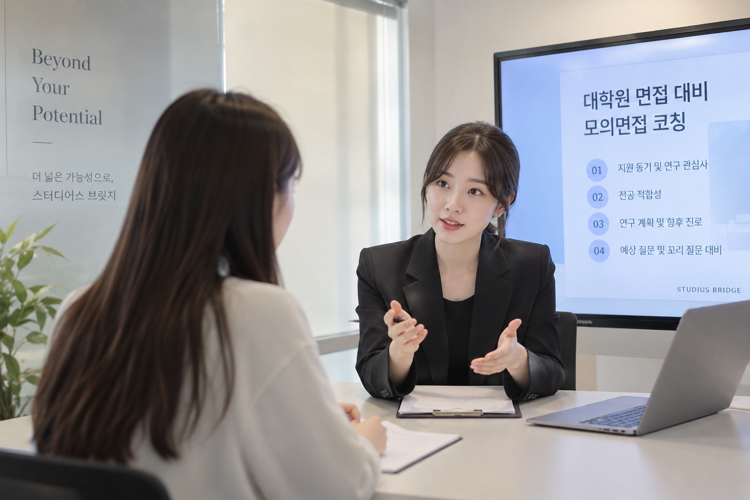 스터디어스 브릿지 대학원 모의면접 코칭
